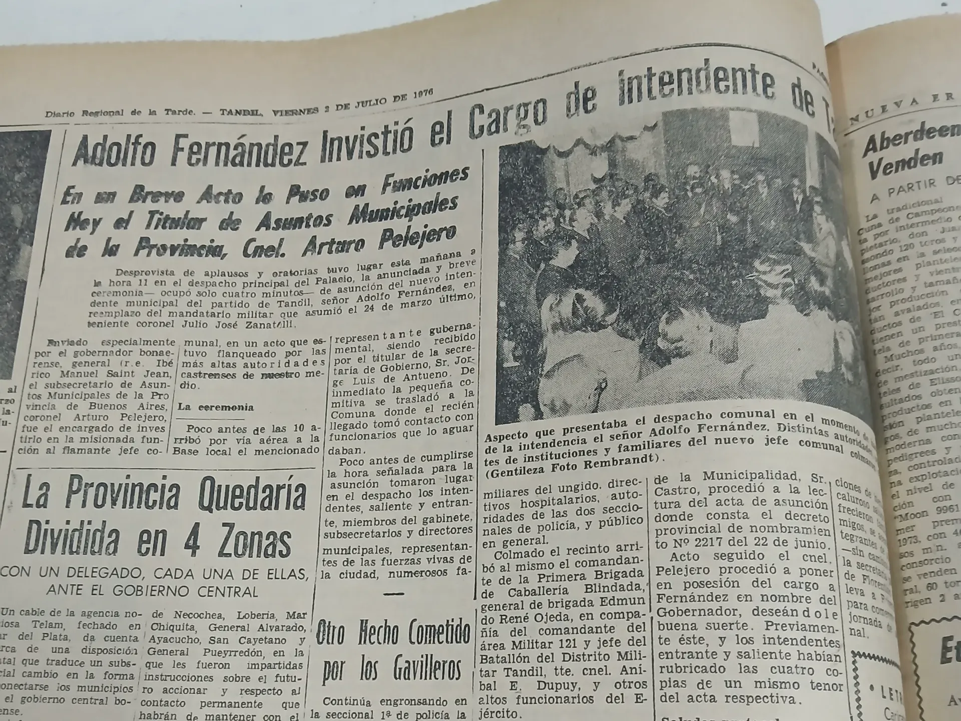 Archivo — dictadura en Tandil