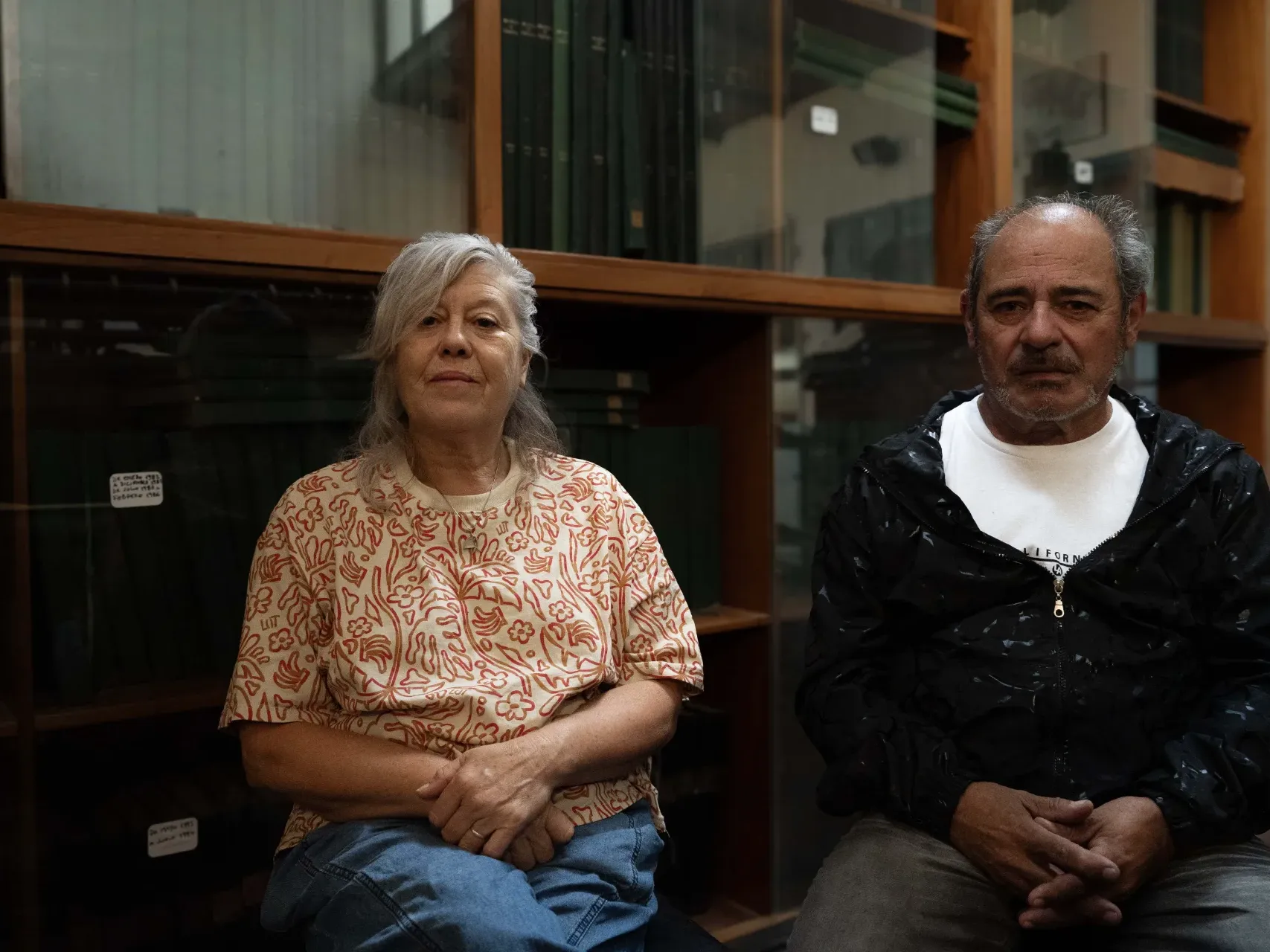 Adriana Palacio y Juan de Dios González, vecinos del barrio Obrero
